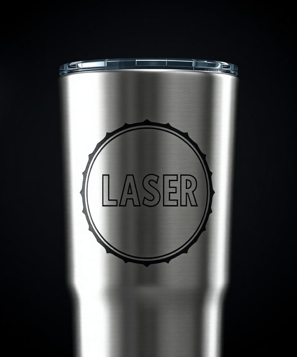 Laser engraving on metal